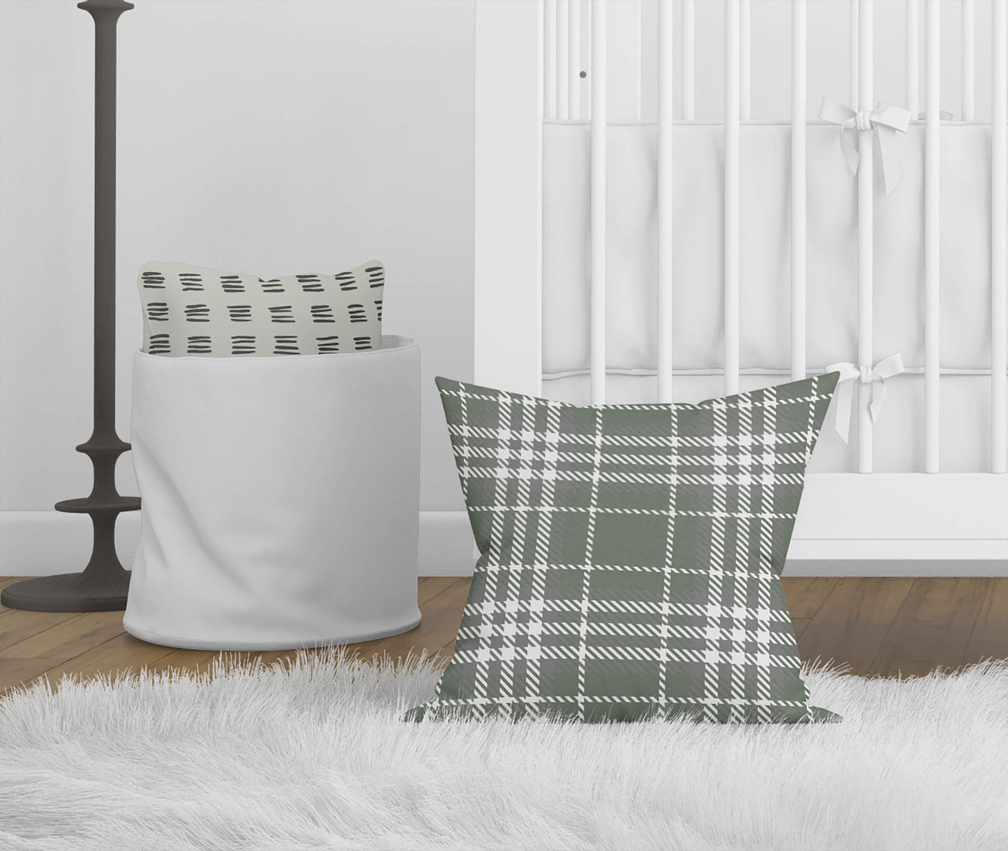 Christopher's Blue Throw Pillow
