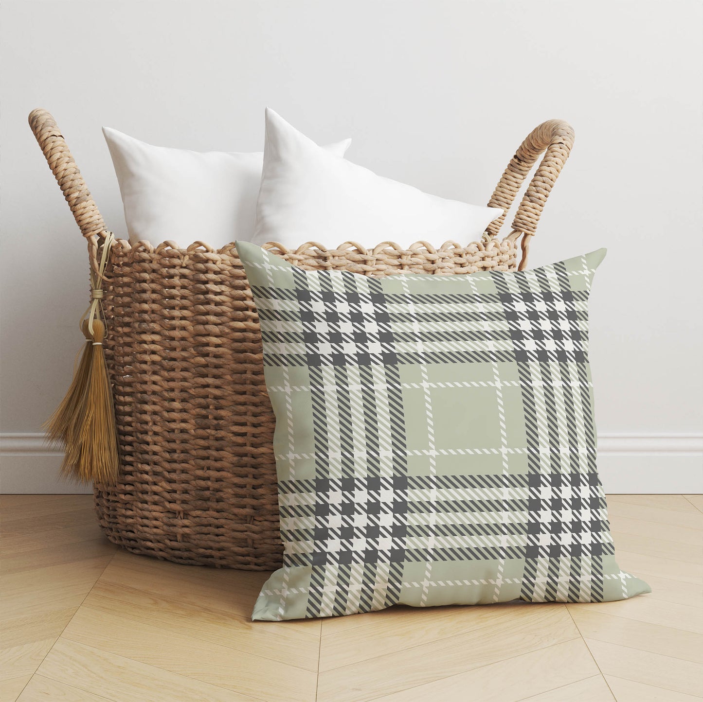 Christopher's Blue Throw Pillow