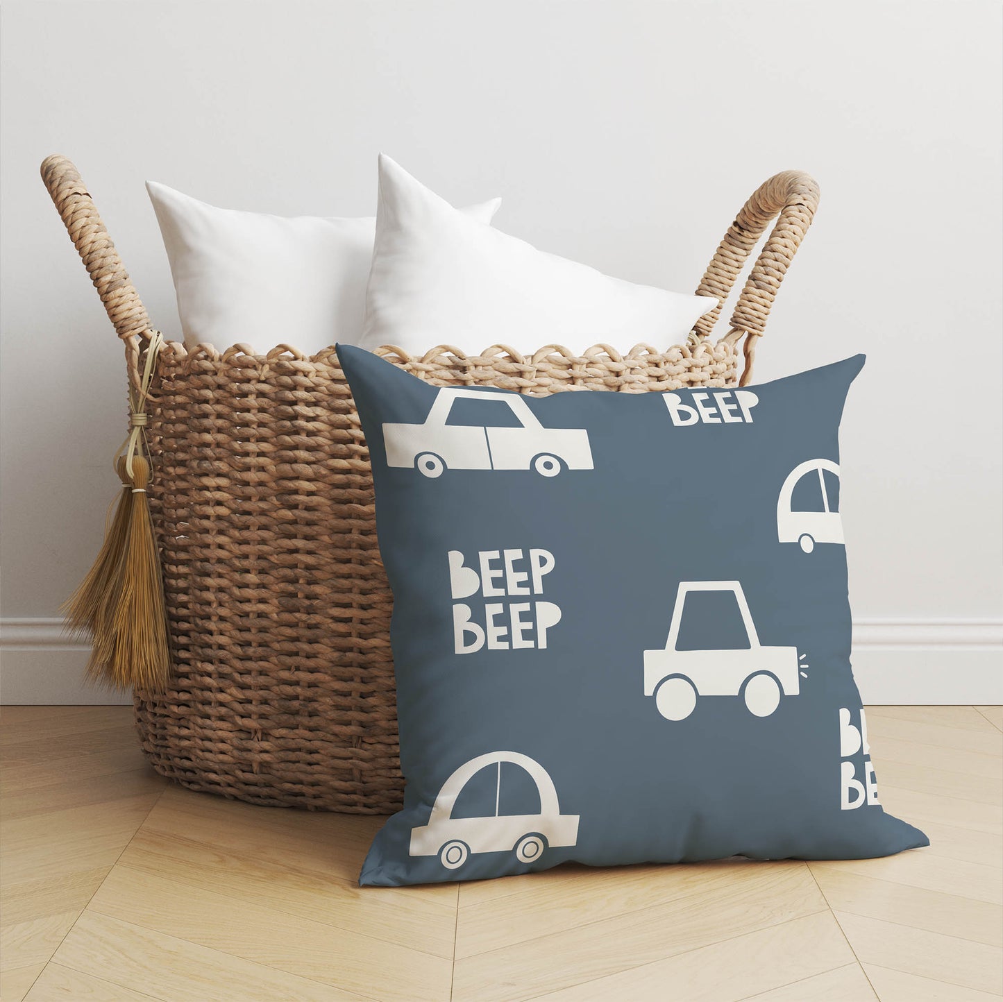 Beep Throw Pillow