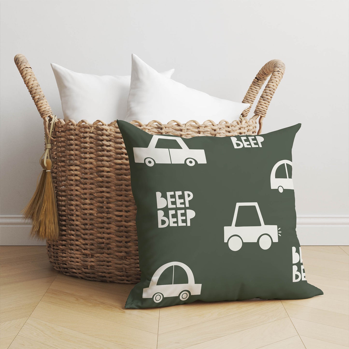 Beep Throw Pillow