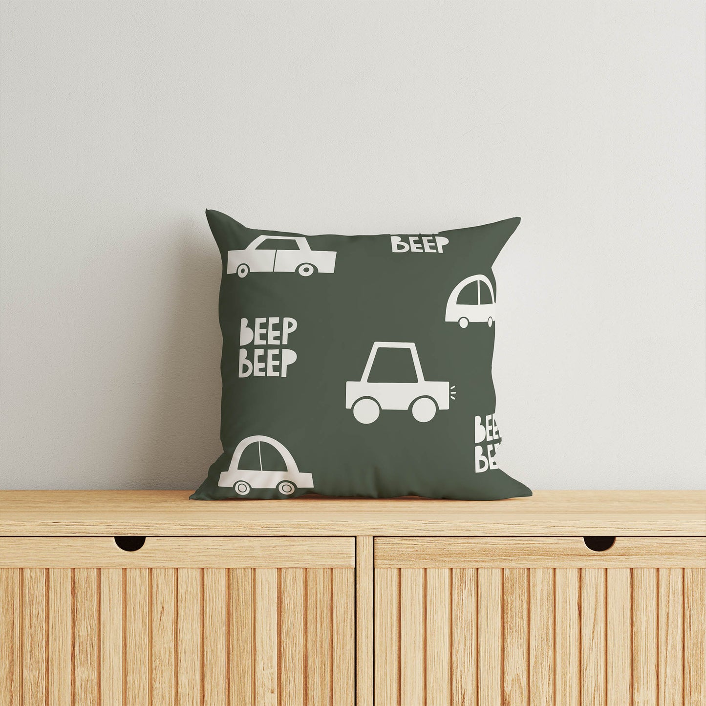 Beep Throw Pillow