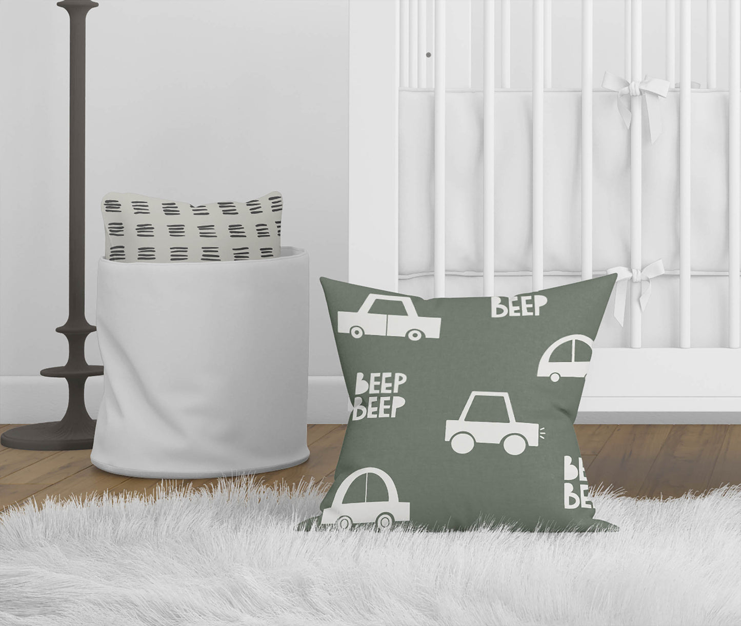 Beep Throw Pillow