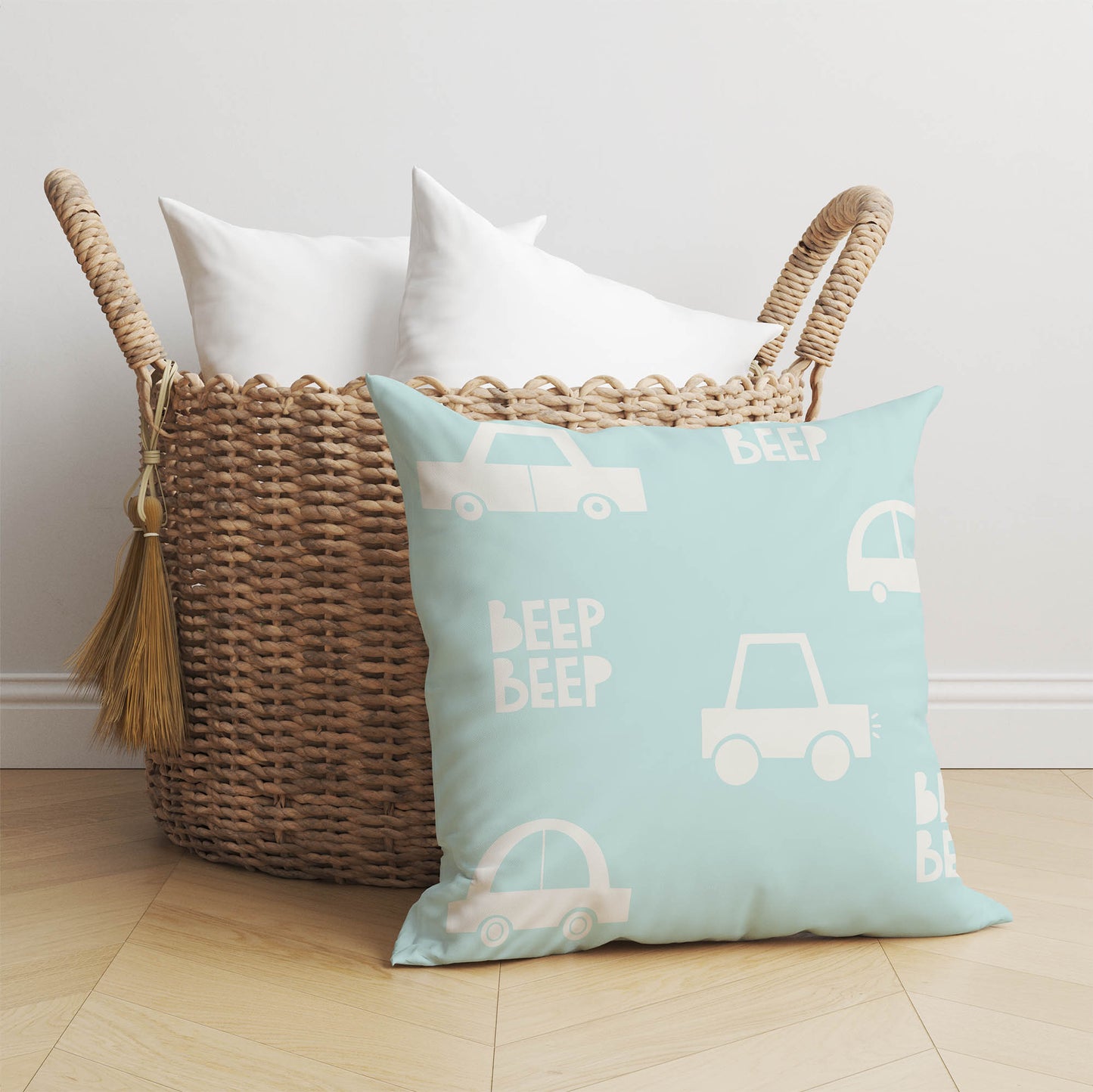 Beep Throw Pillow