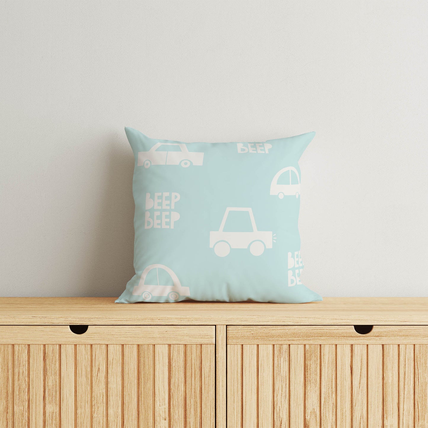 Beep Throw Pillow