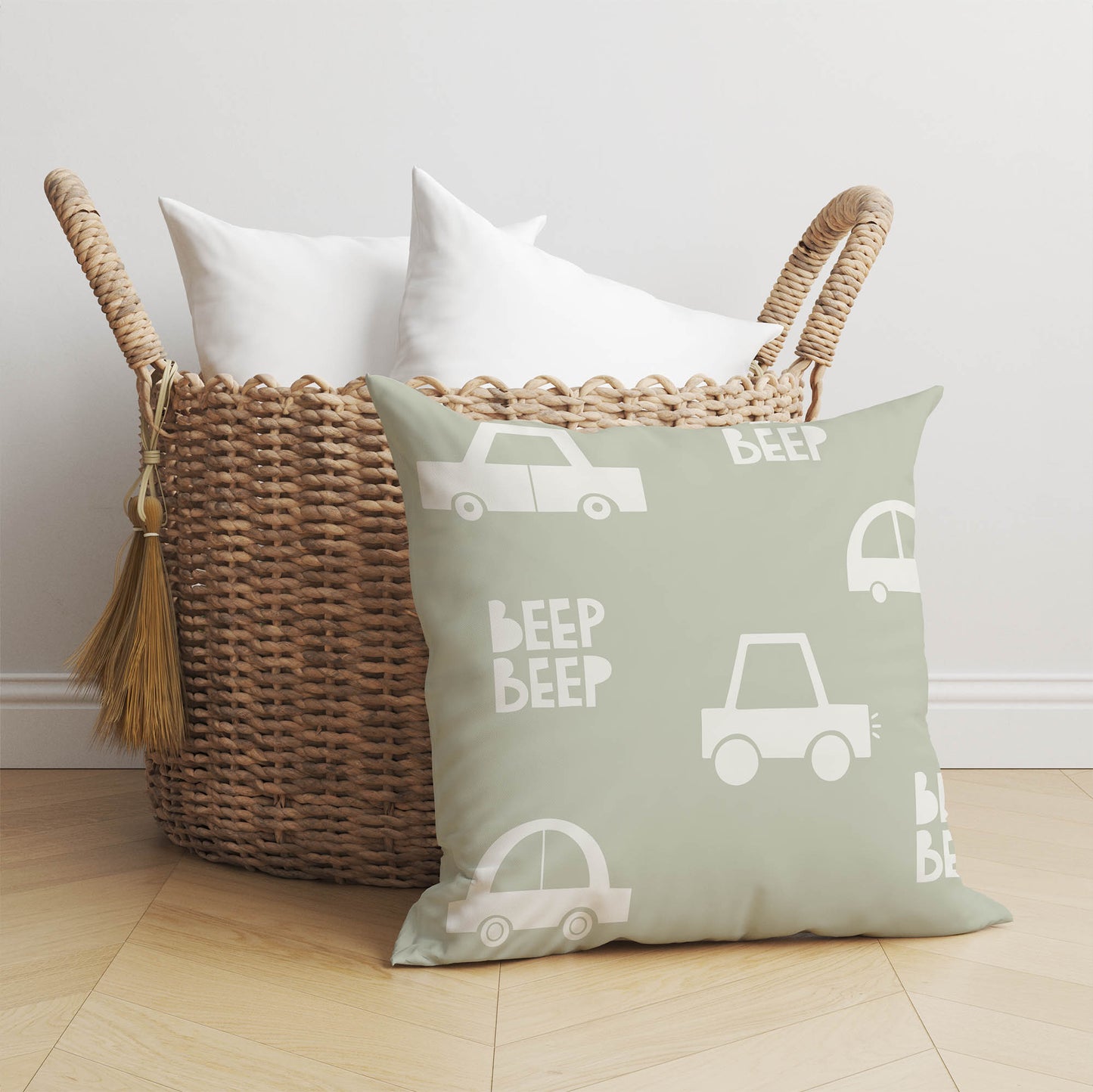 Beep Throw Pillow