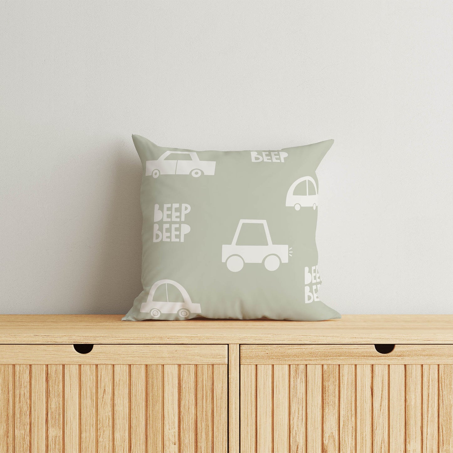 Beep Throw Pillow