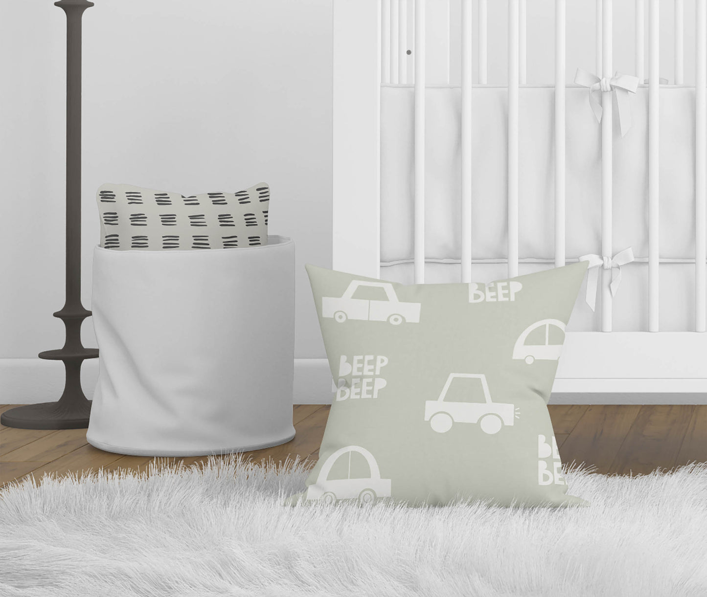 Beep Throw Pillow