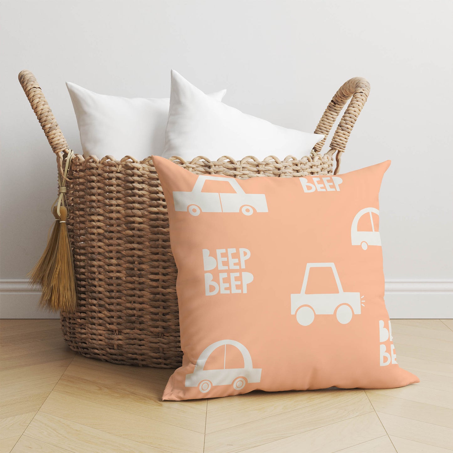 Beep Throw Pillow