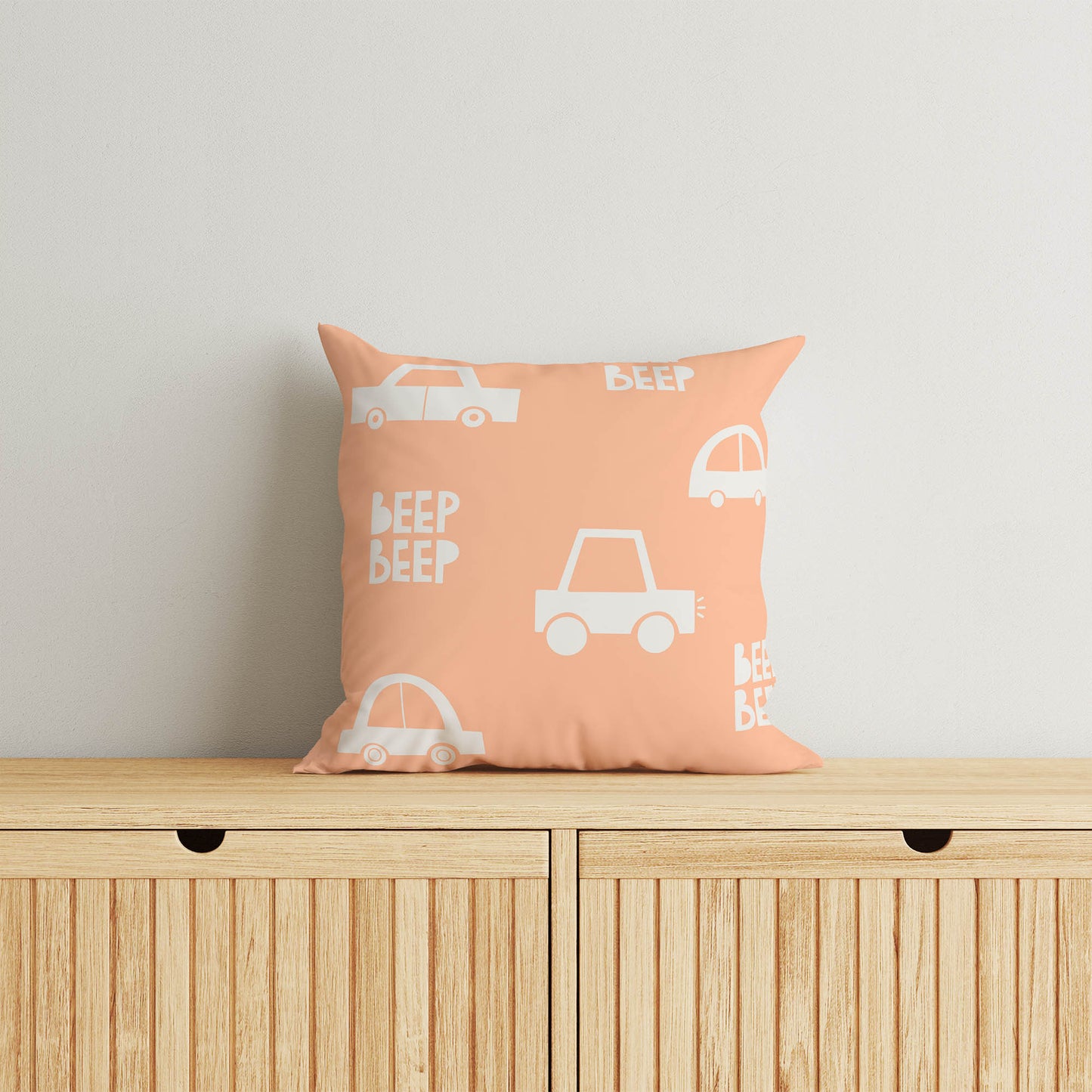 Beep Throw Pillow