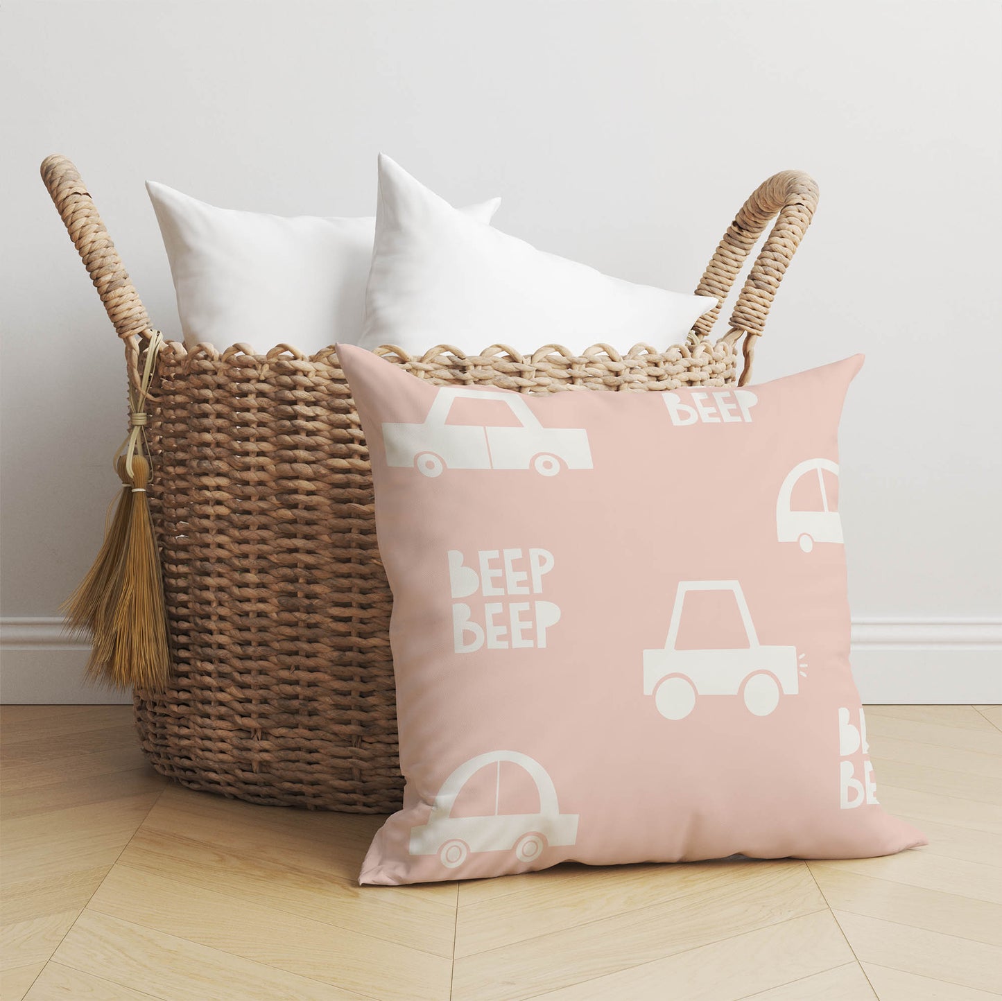 Beep Throw Pillow