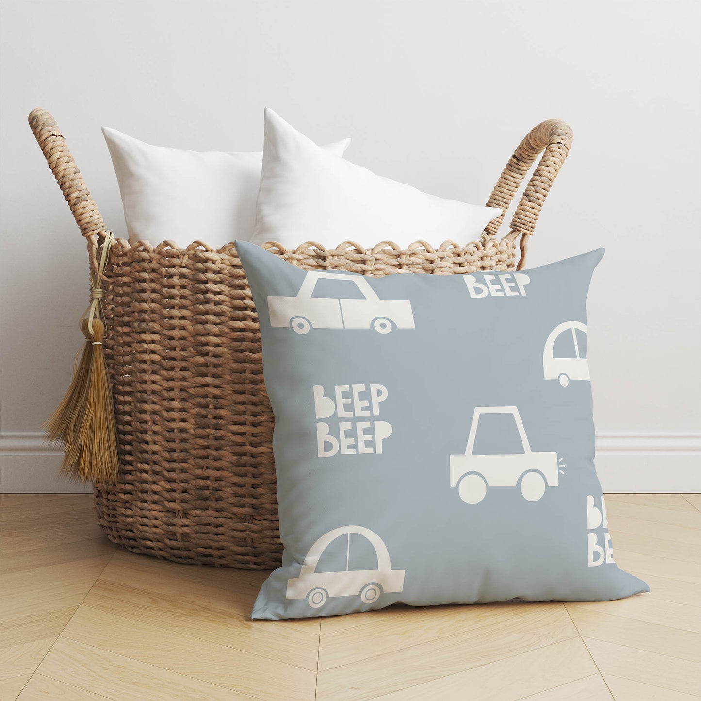 Beep Throw Pillow