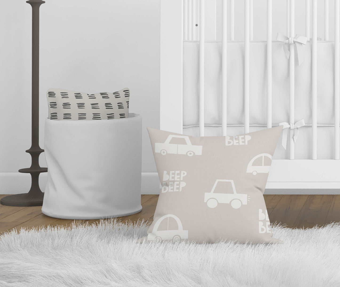 Beep Throw Pillow