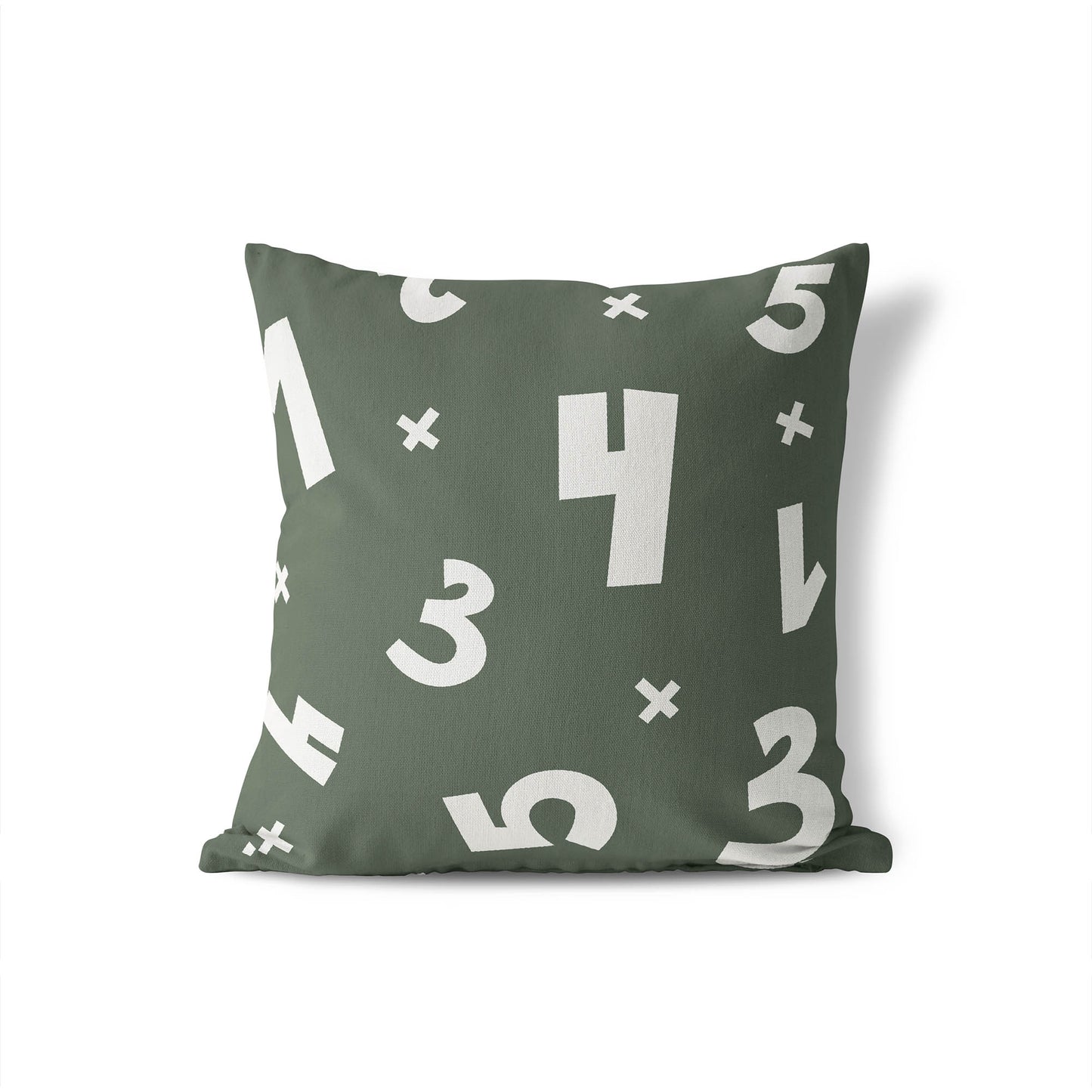 Numbers Throw Pillow