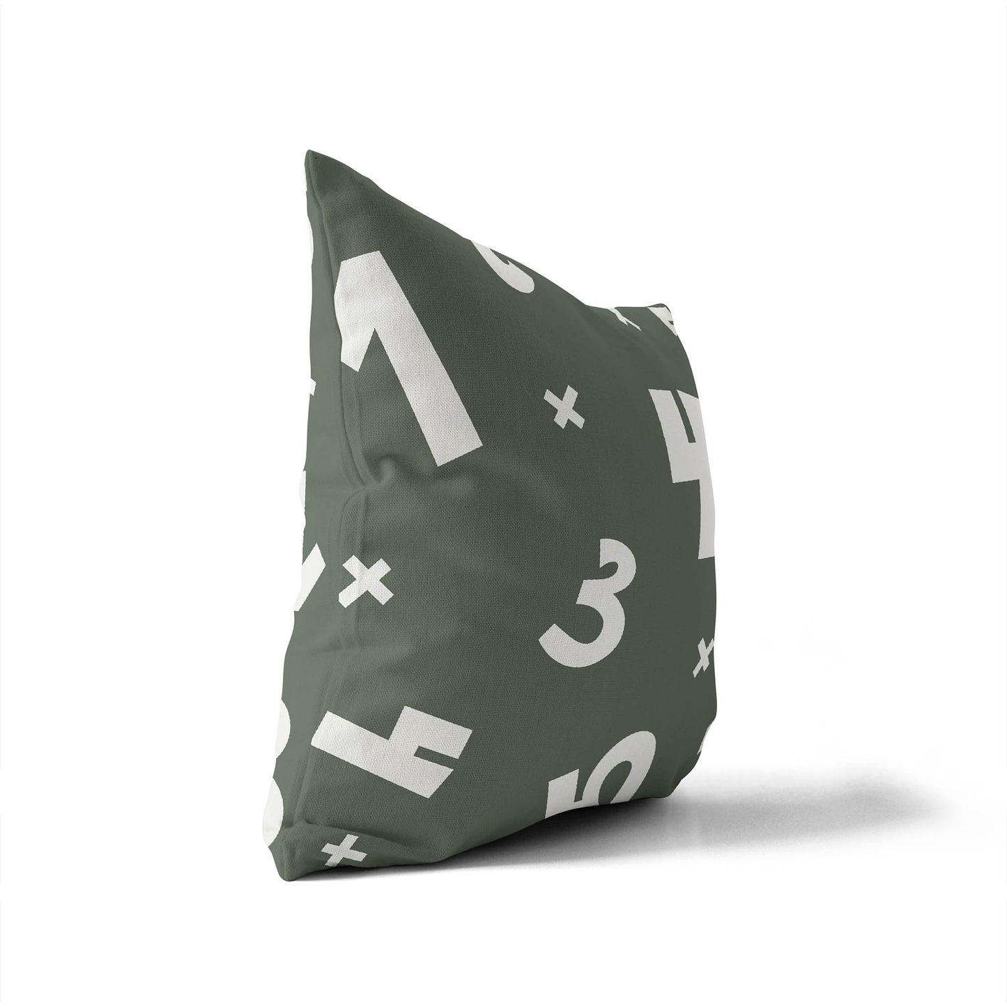 Numbers Throw Pillow