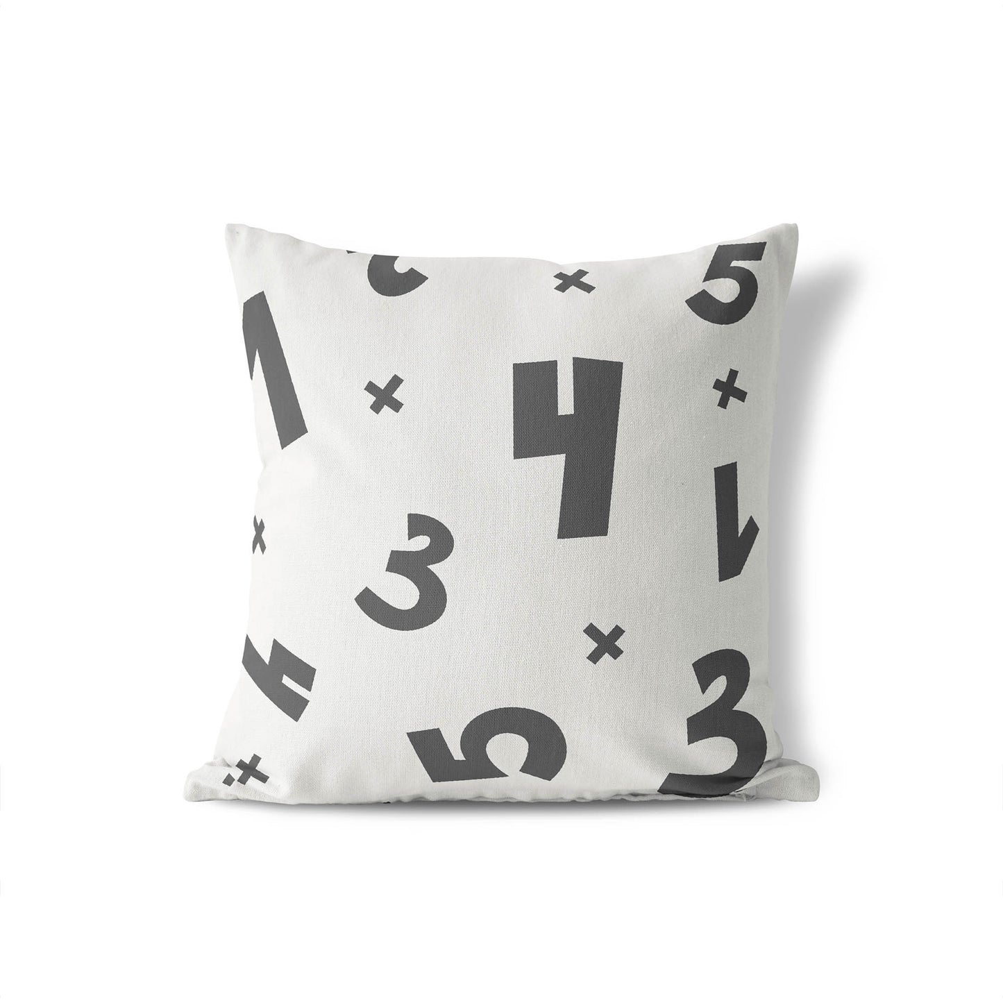 Numbers Throw Pillow