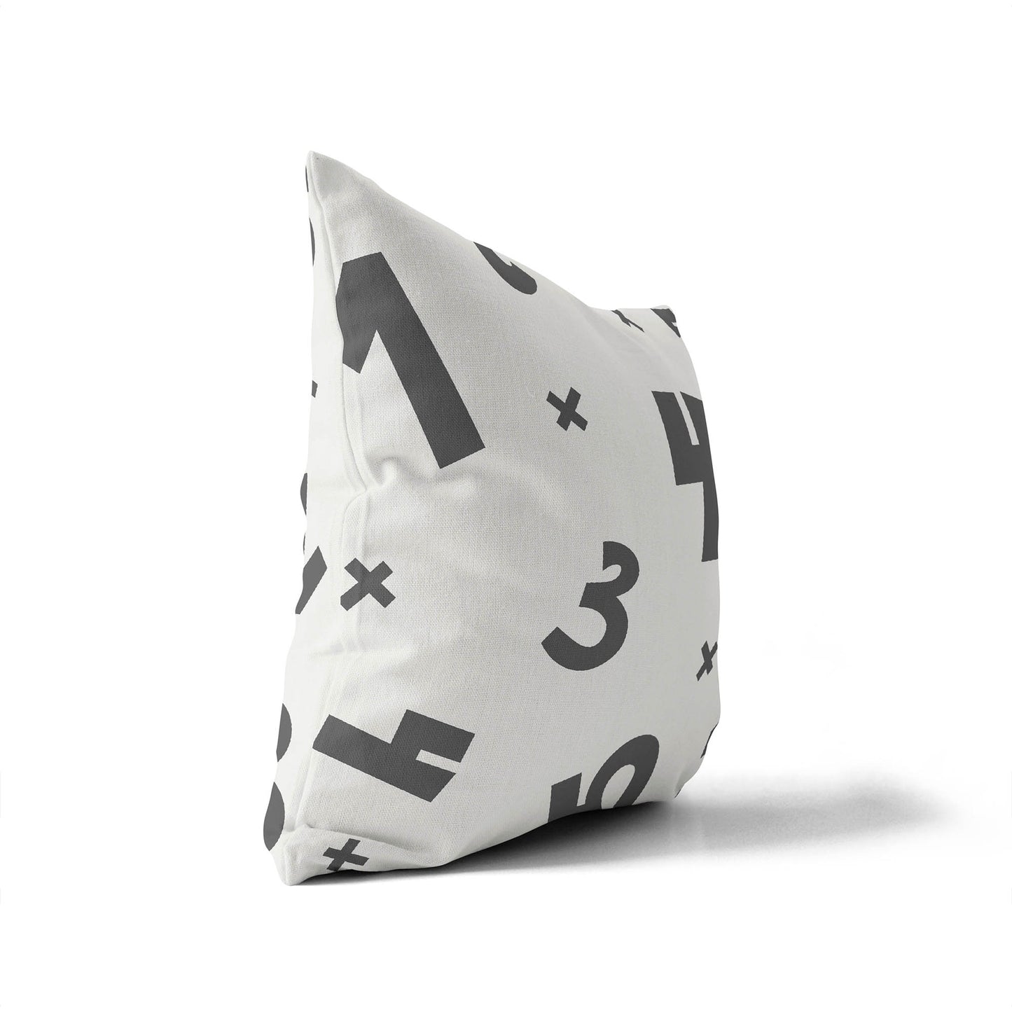 Numbers Throw Pillow