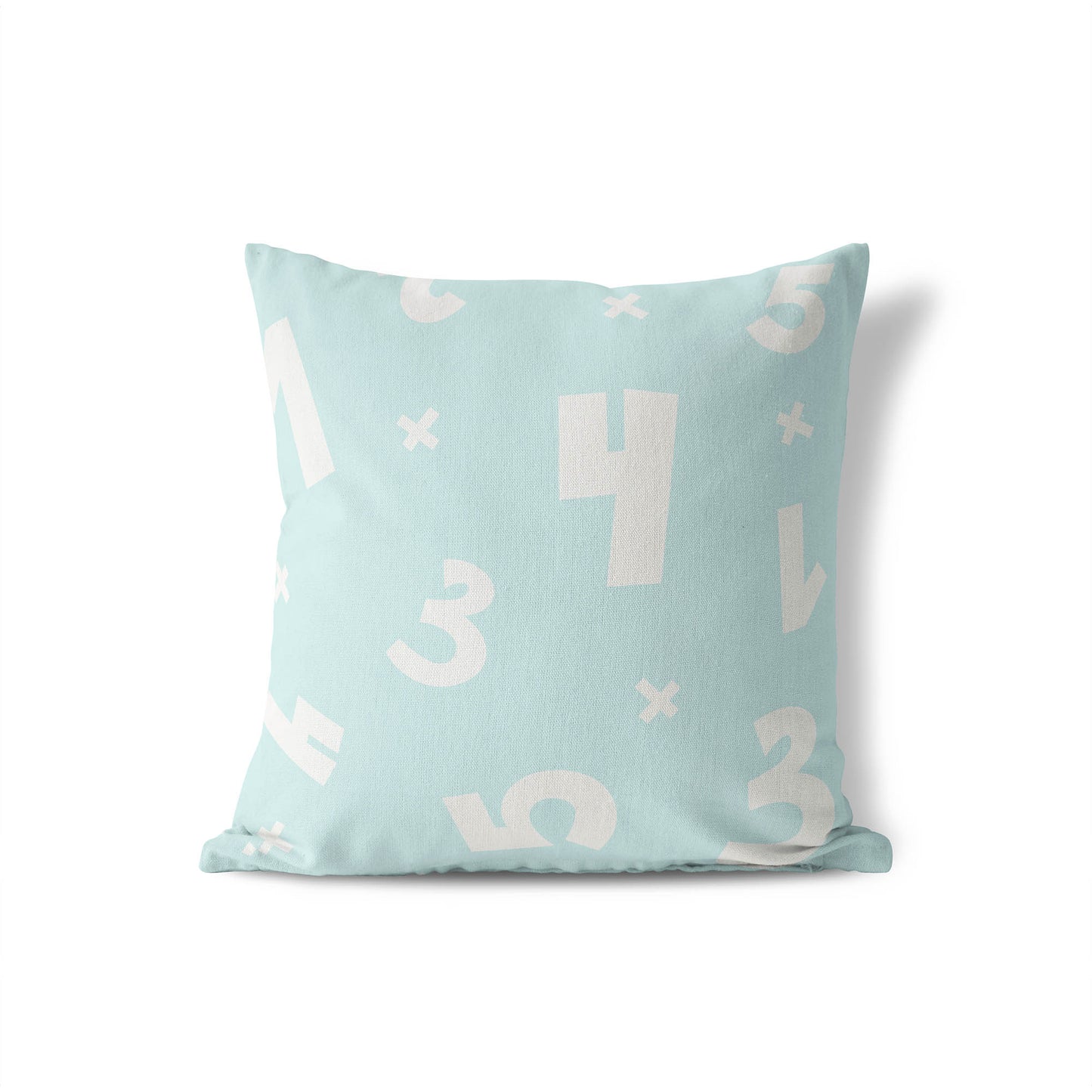 Numbers Throw Pillow