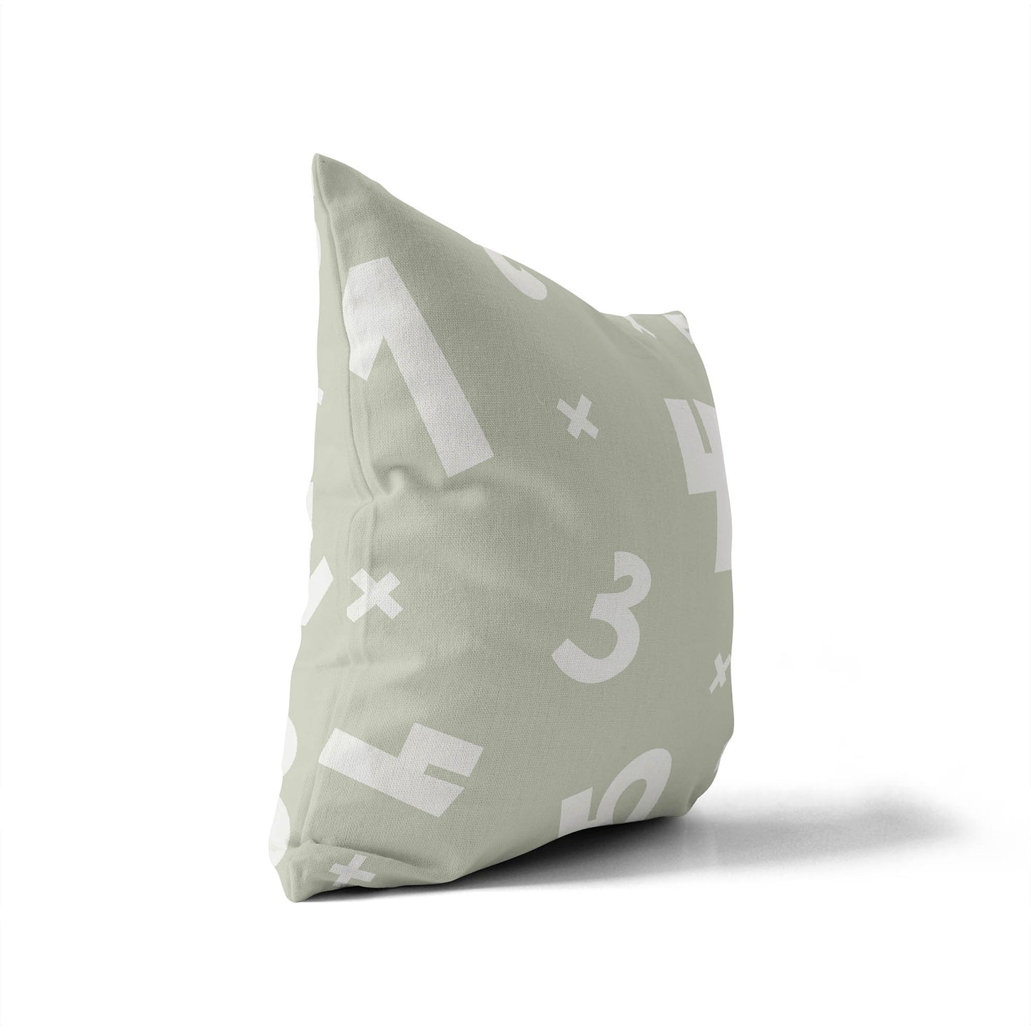 Numbers Throw Pillow