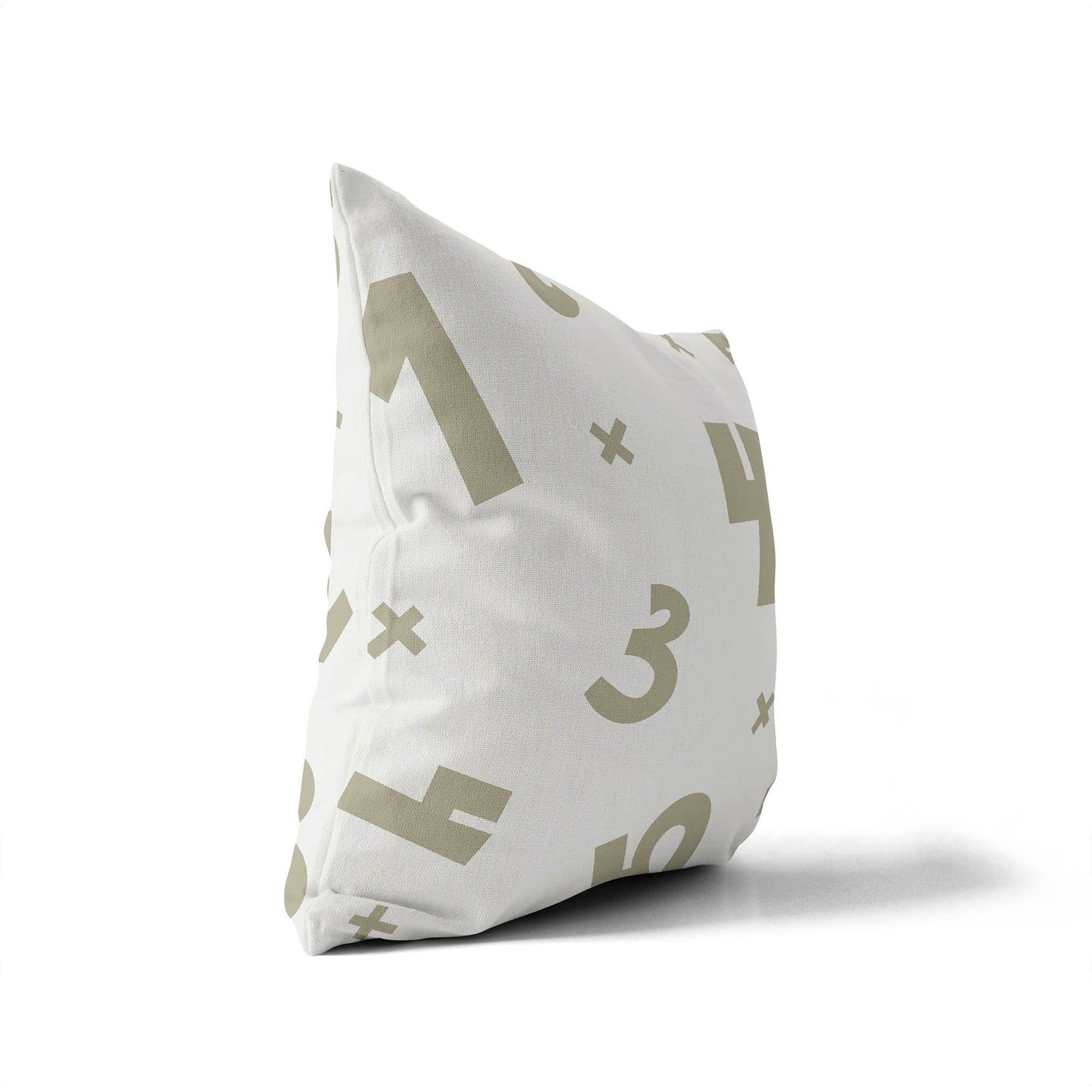 Numbers Throw Pillow