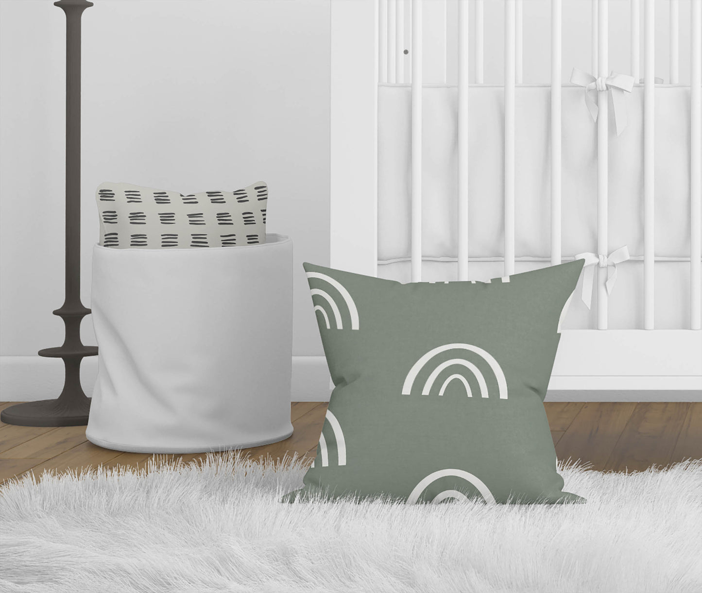 Plain Bows Throw Pillow
