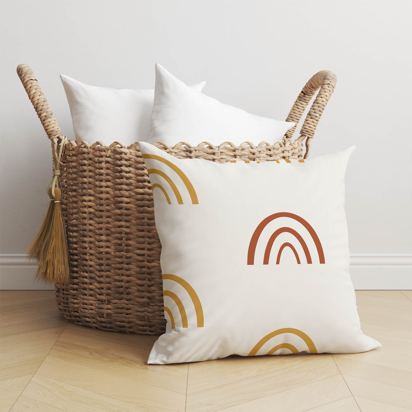 Plain Bows Throw Pillow