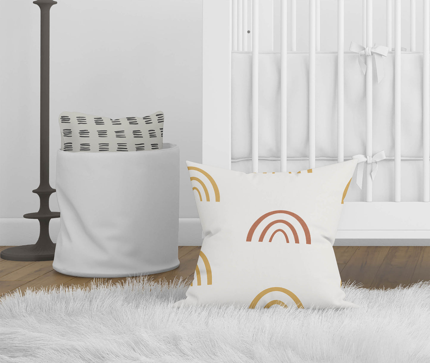 Plain Bows Throw Pillow