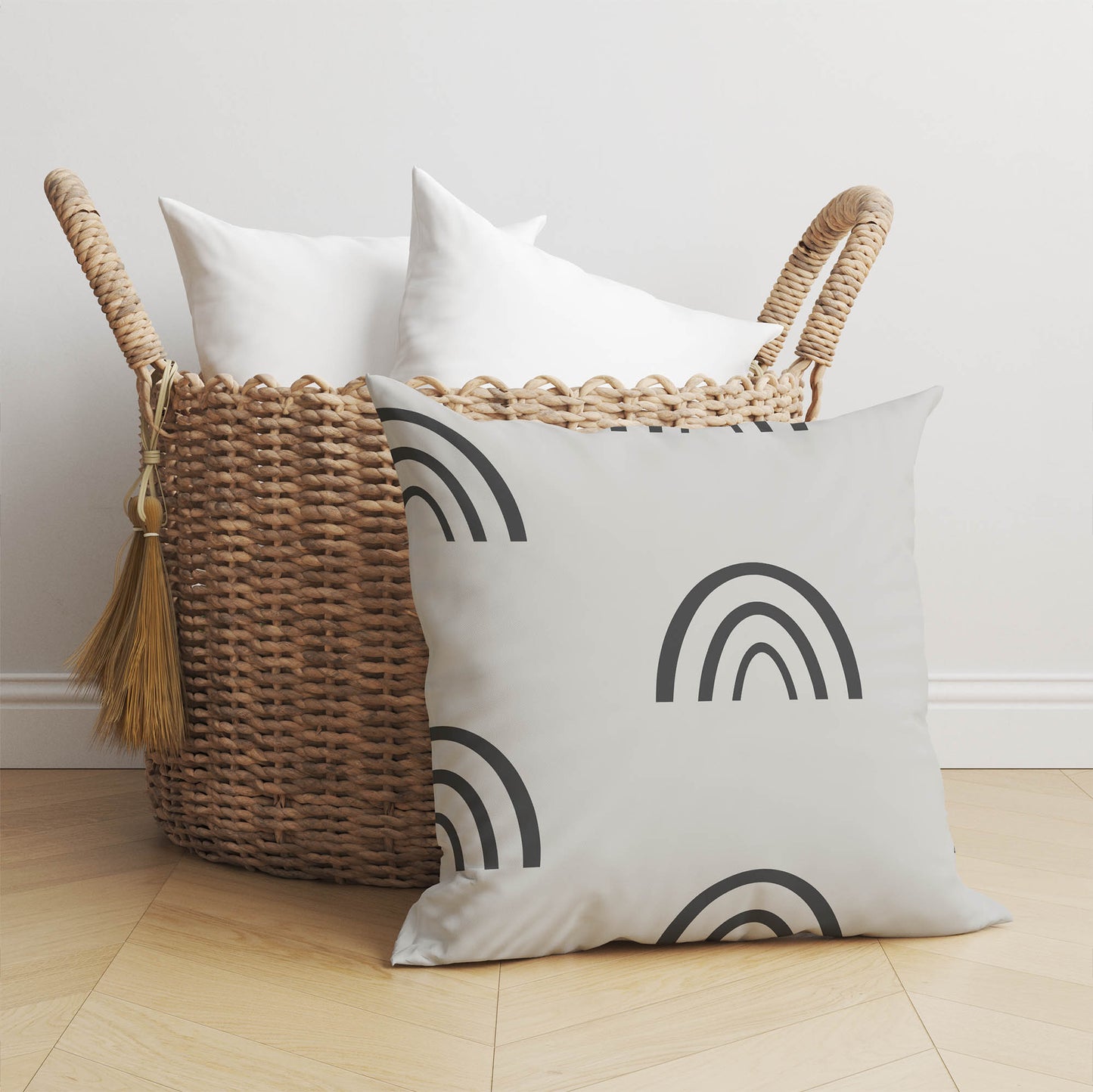 Plain Bows Throw Pillow