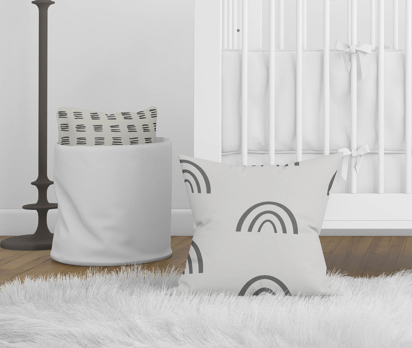Plain Bows Throw Pillow