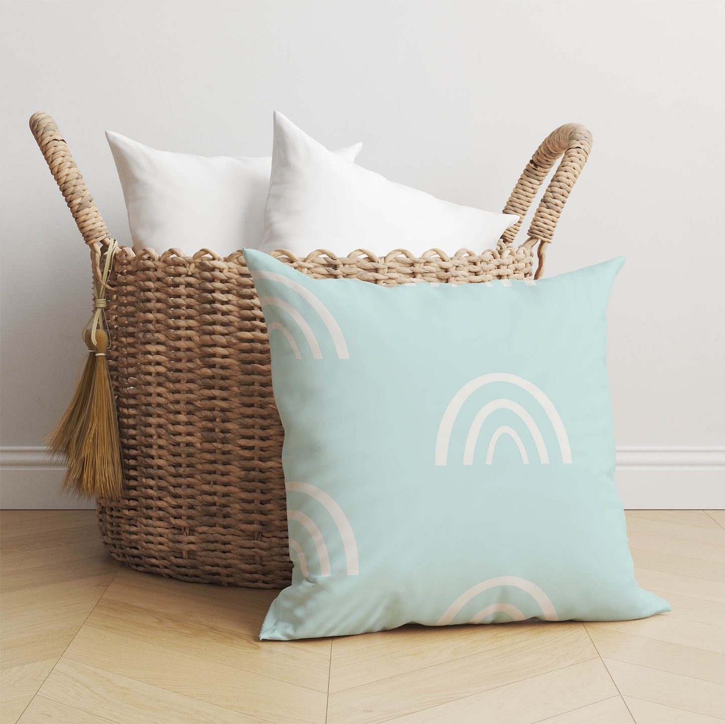 Plain Bows Throw Pillow