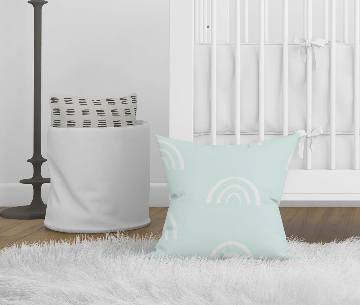 Plain Bows Throw Pillow