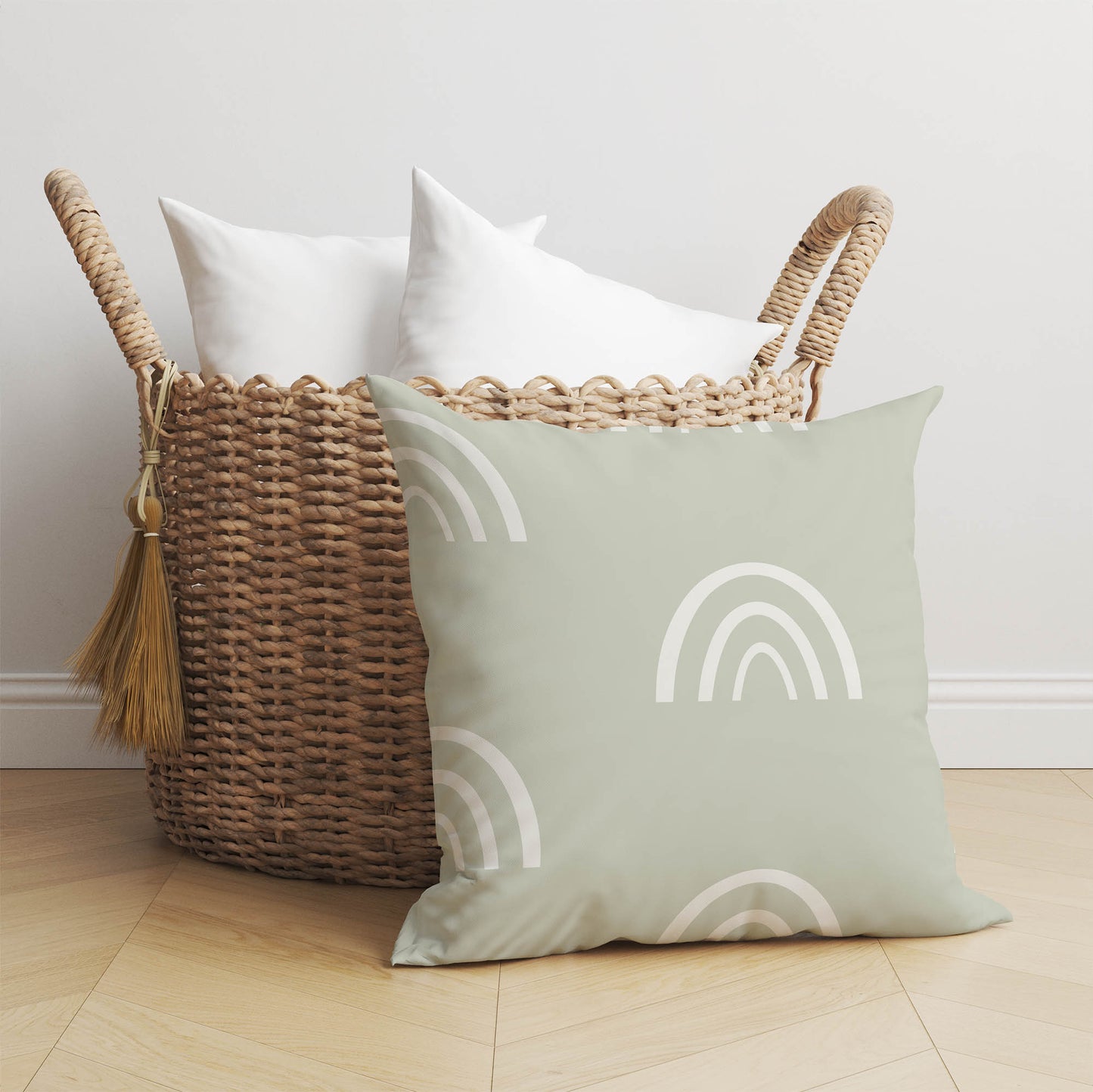 Plain Bows Throw Pillow