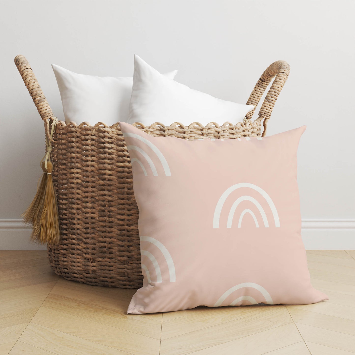 Plain Bows Throw Pillow