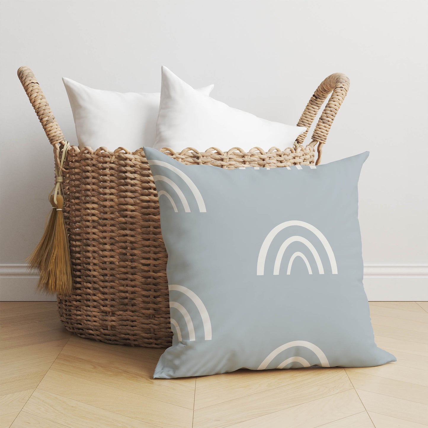 Plain Bows Throw Pillow