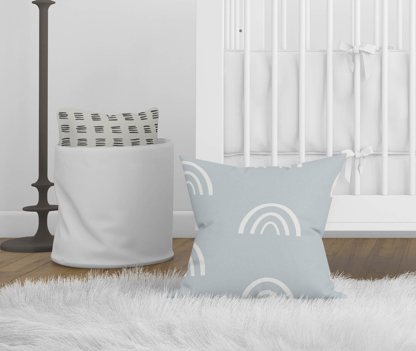 Plain Bows Throw Pillow