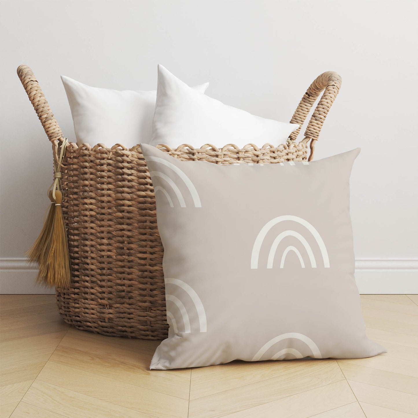 Plain Bows Throw Pillow