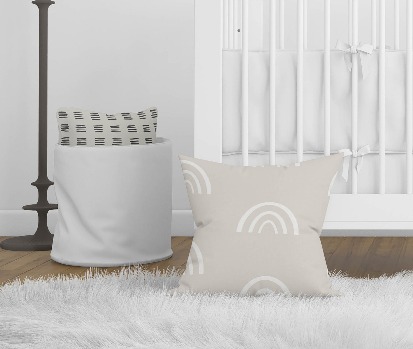 Plain Bows Throw Pillow