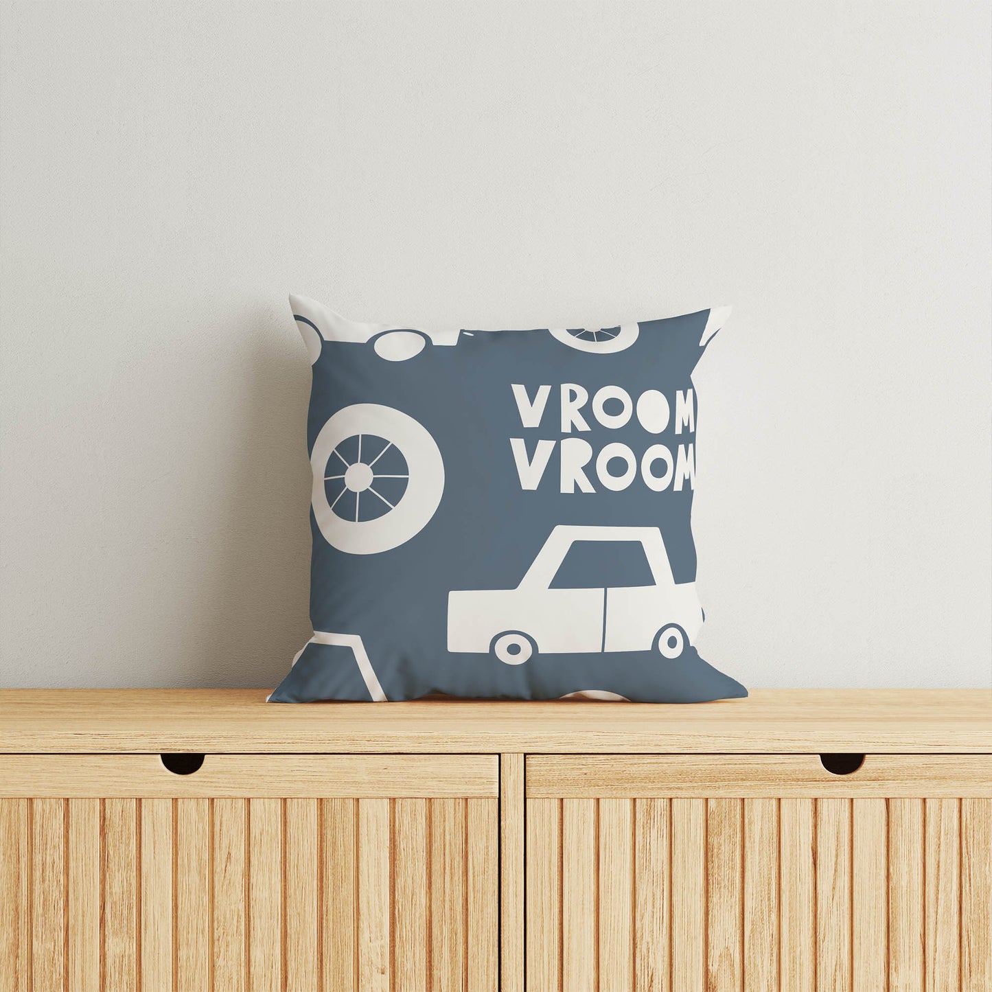 Vroom vroom Throw Pillow