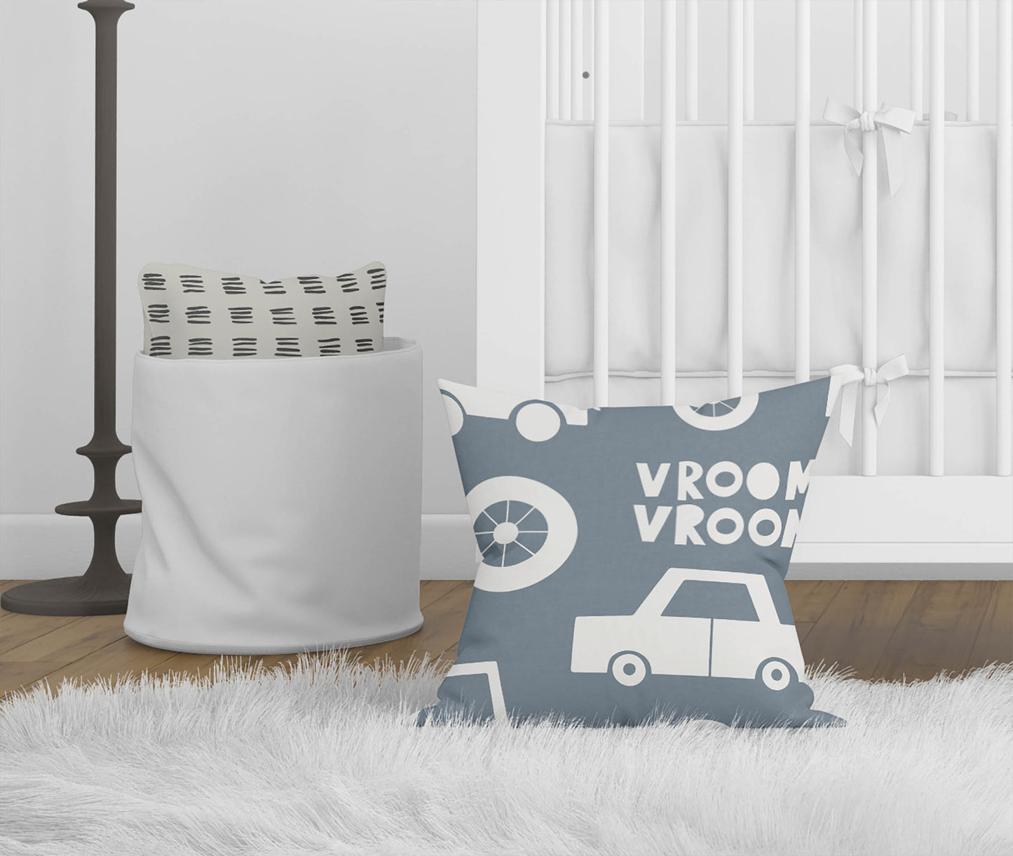Vroom vroom Throw Pillow