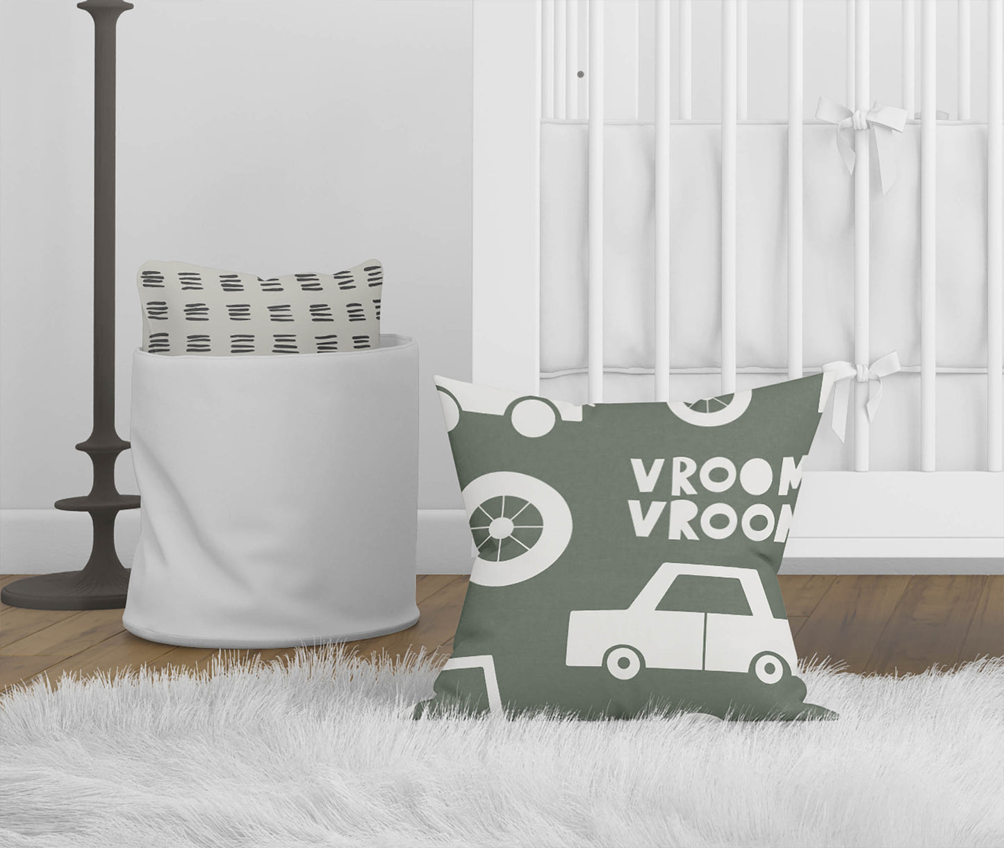 Vroom vroom Throw Pillow