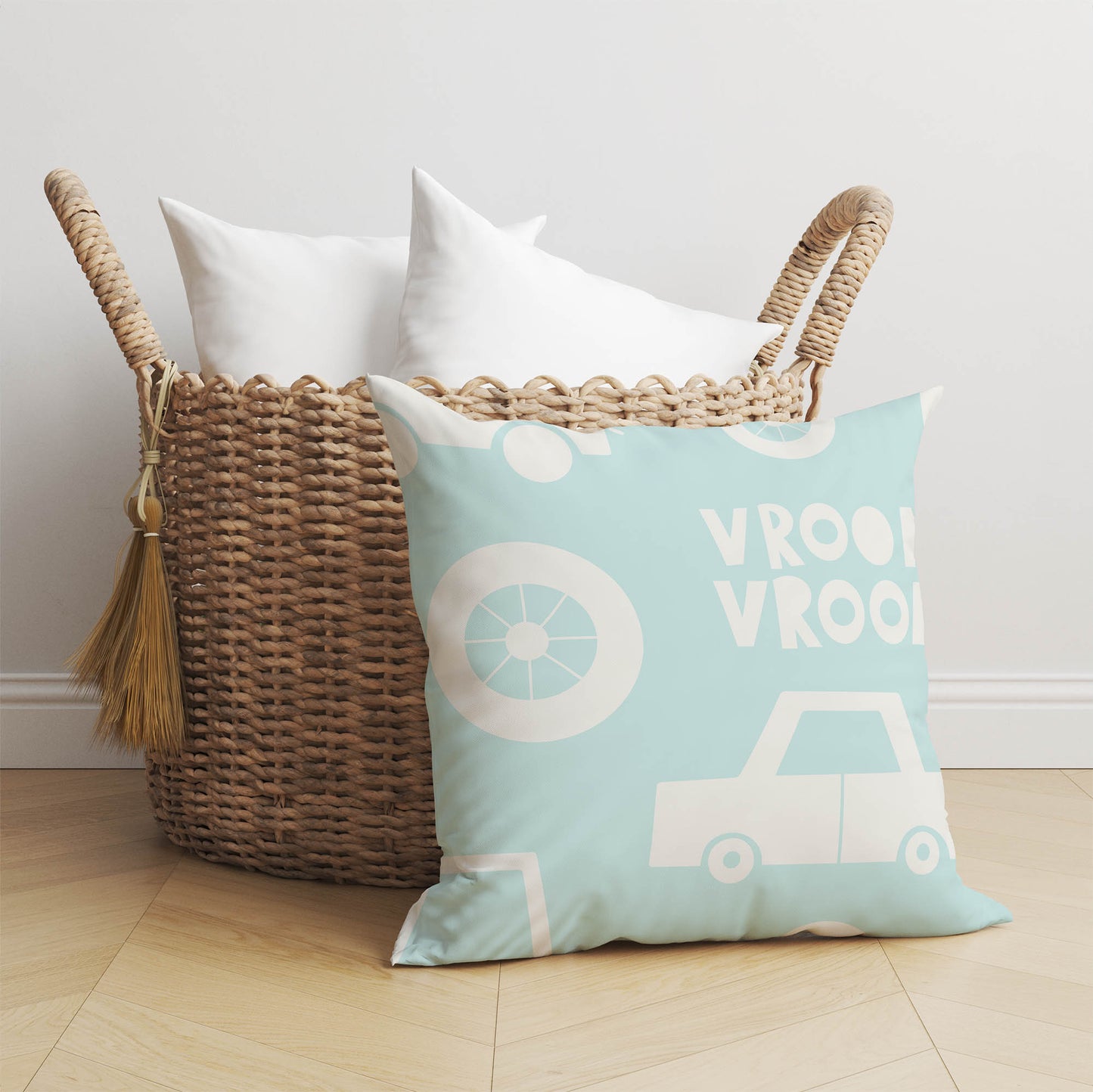 Vroom vroom Throw Pillow