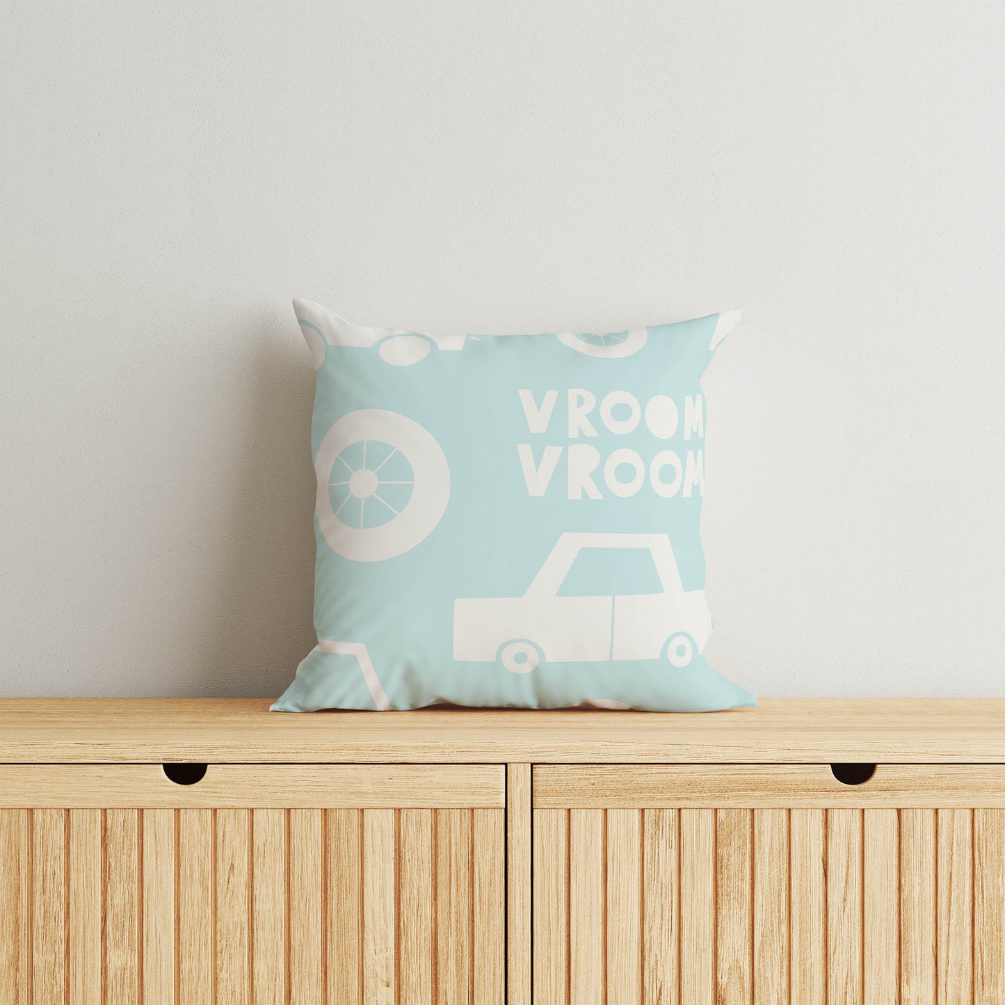 Vroom vroom Throw Pillow