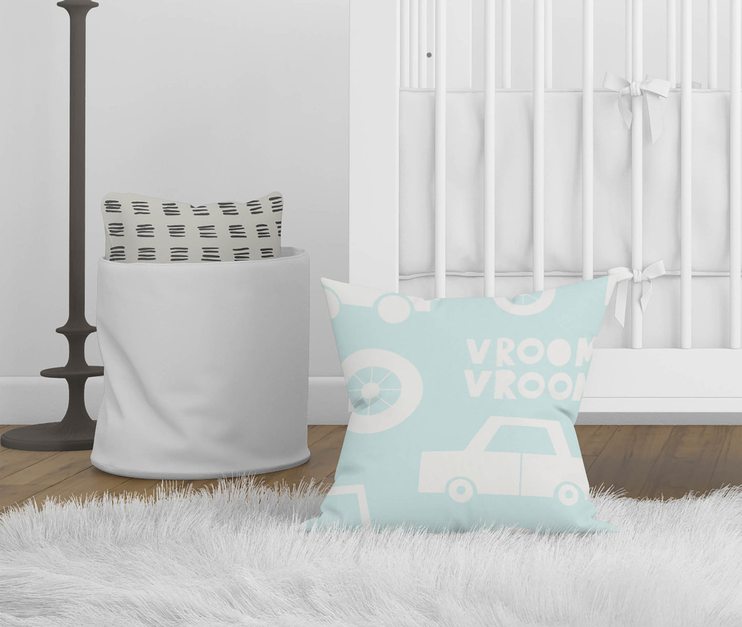 Vroom vroom Throw Pillow
