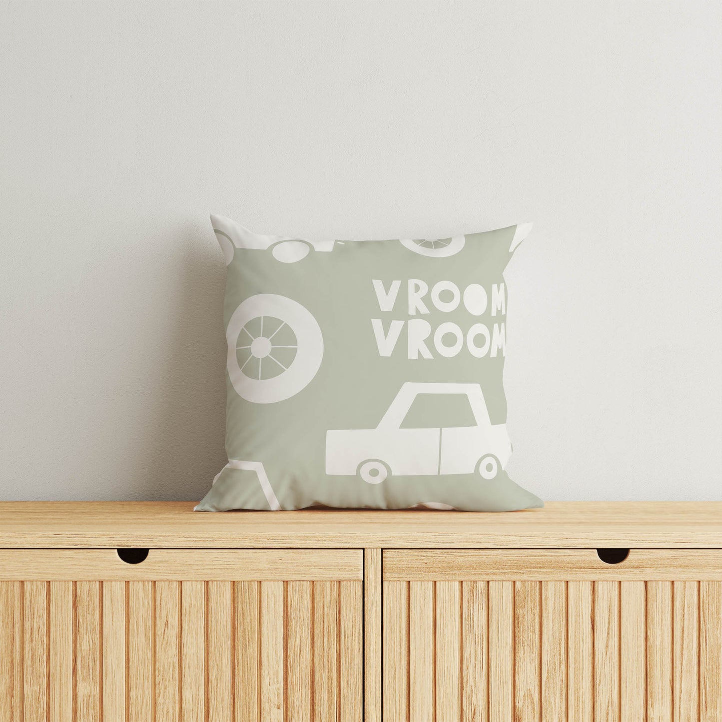 Vroom vroom Throw Pillow