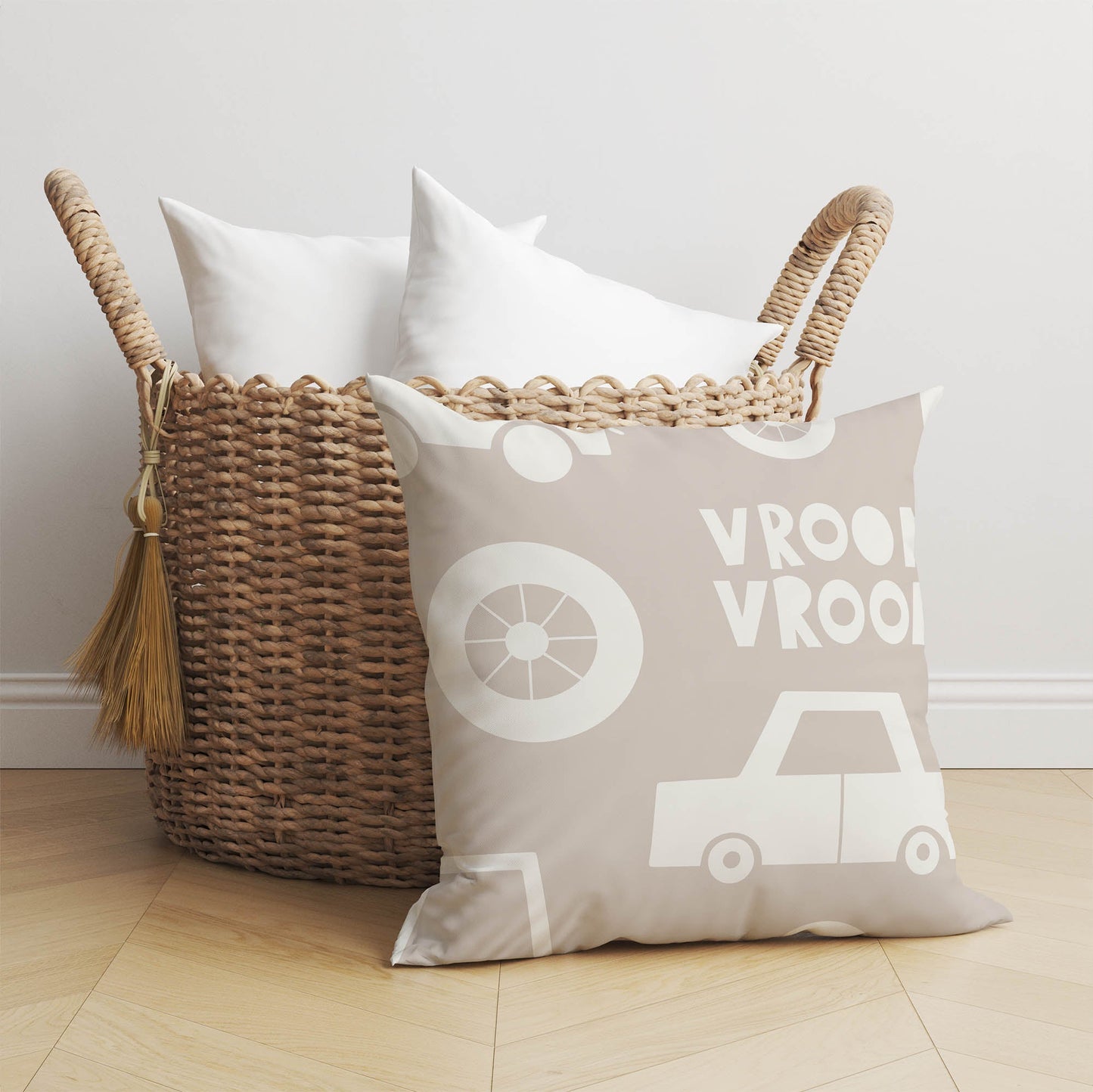 Vroom vroom Throw Pillow