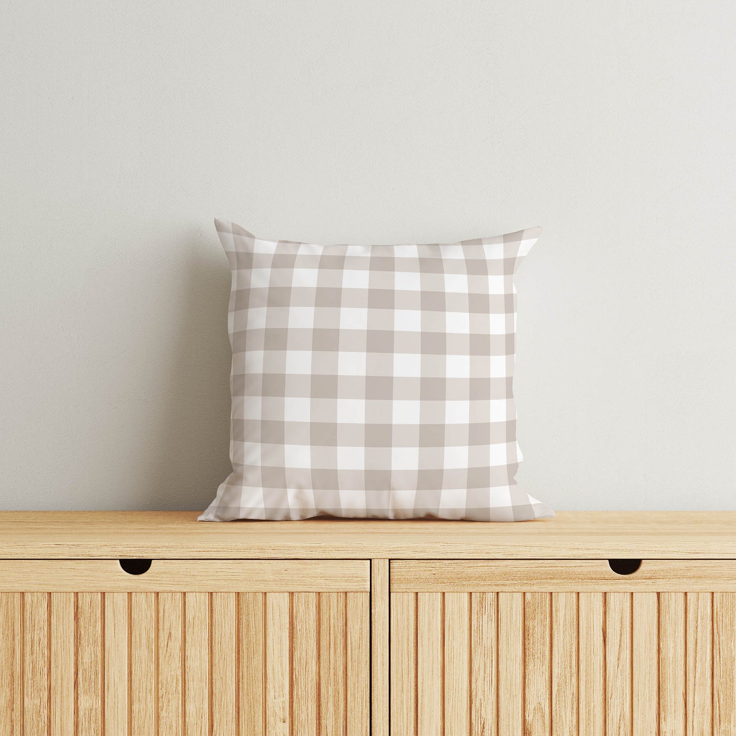 Proper Gingham Throw Pillow