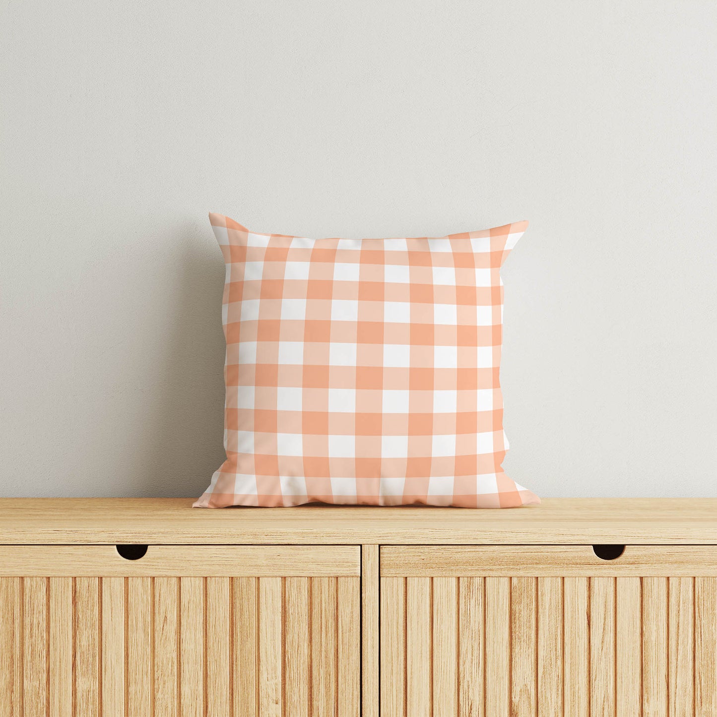 Proper Gingham Throw Pillow