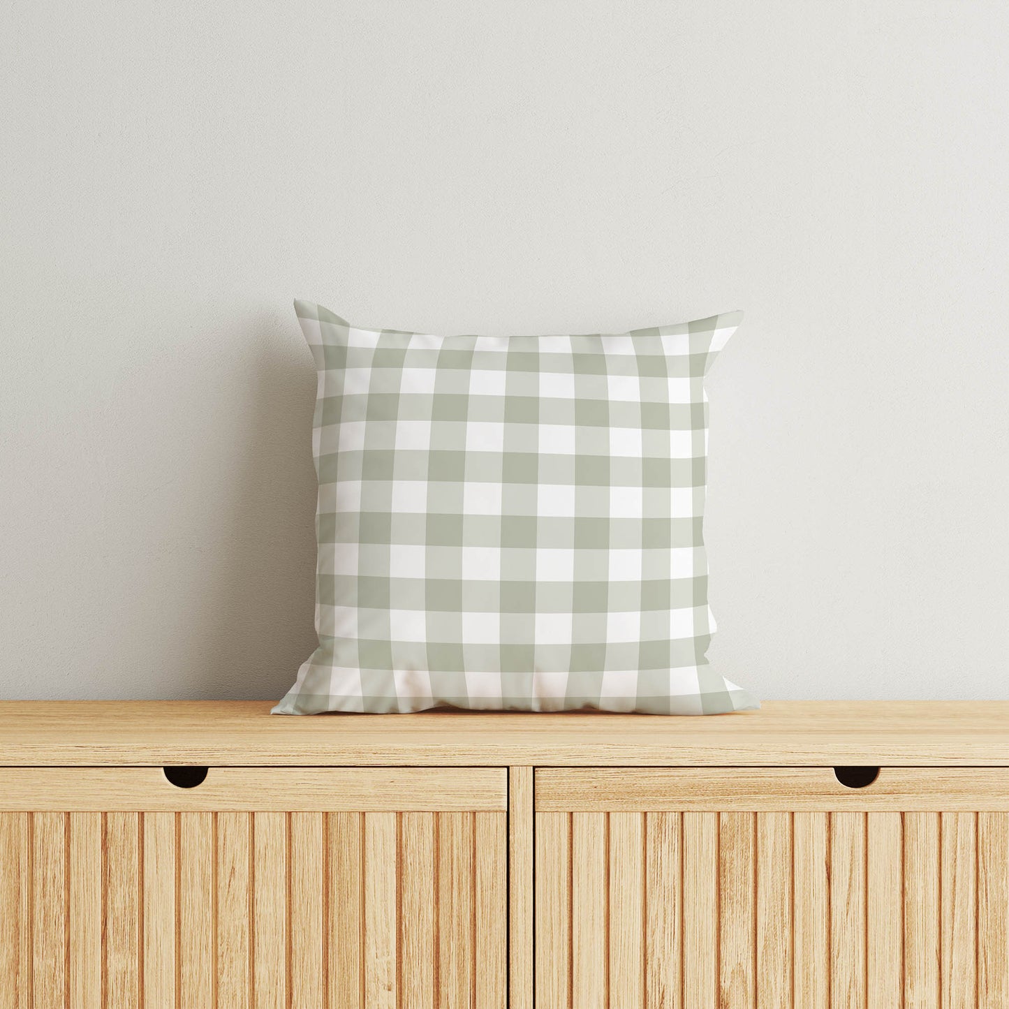 Proper Gingham Throw Pillow