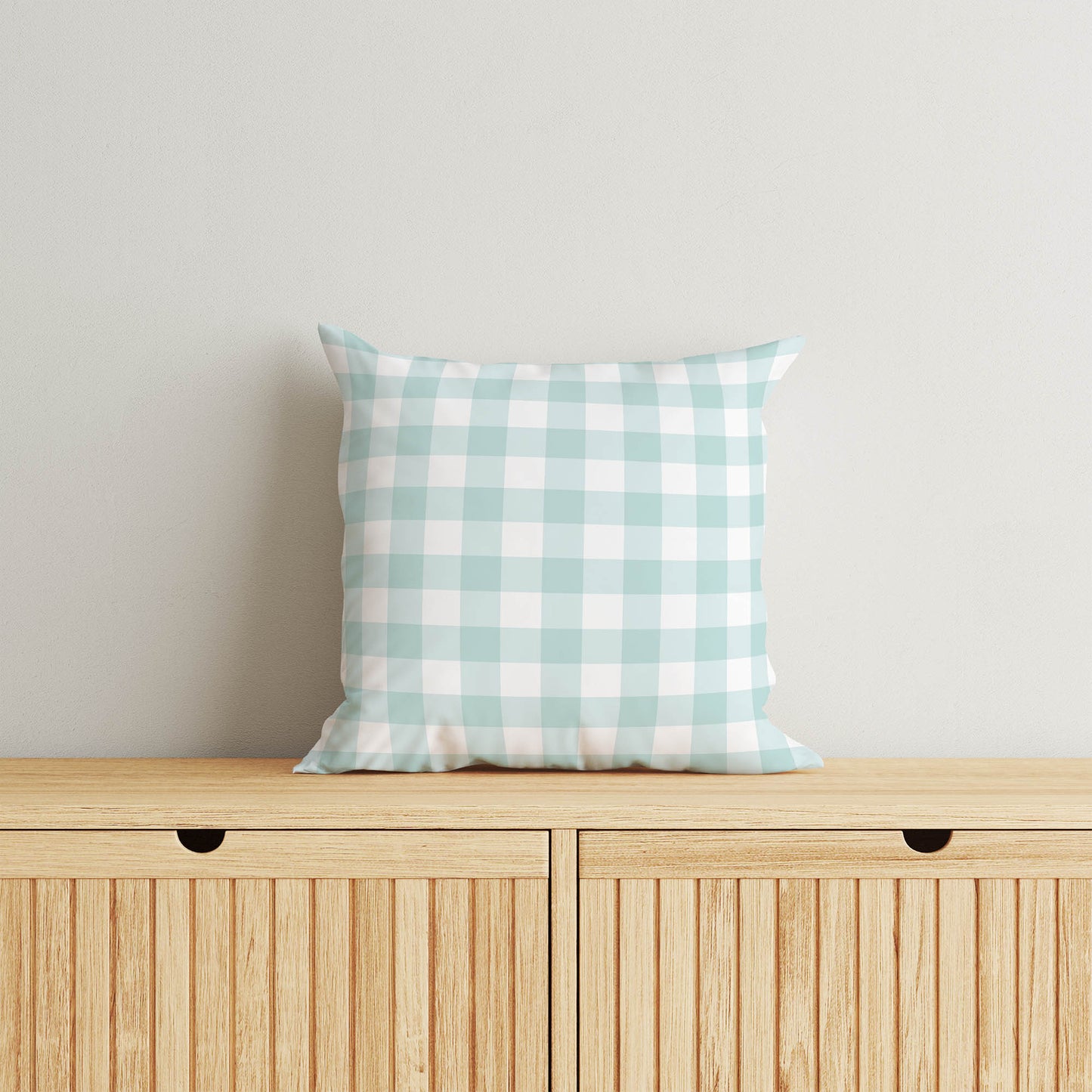 Proper Gingham Throw Pillow
