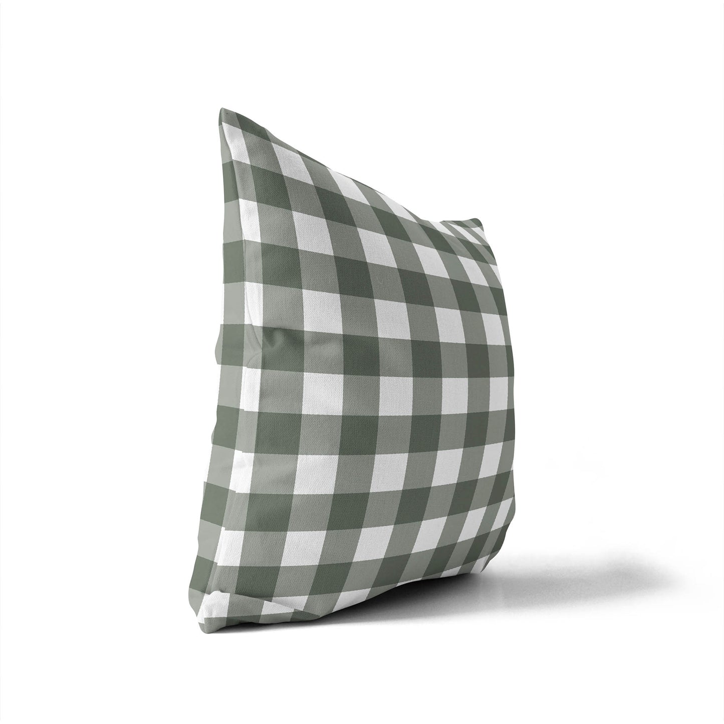 Proper Gingham Throw Pillow