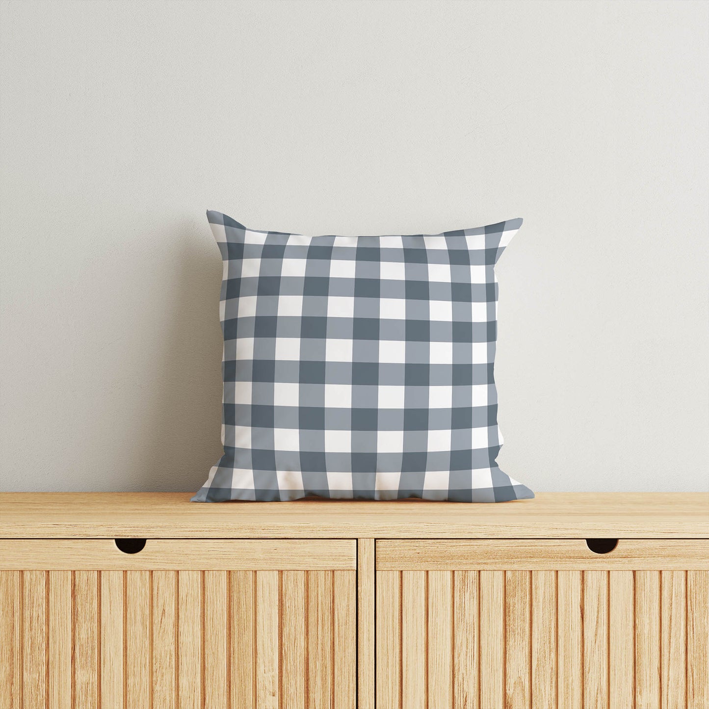 Proper Gingham Throw Pillow
